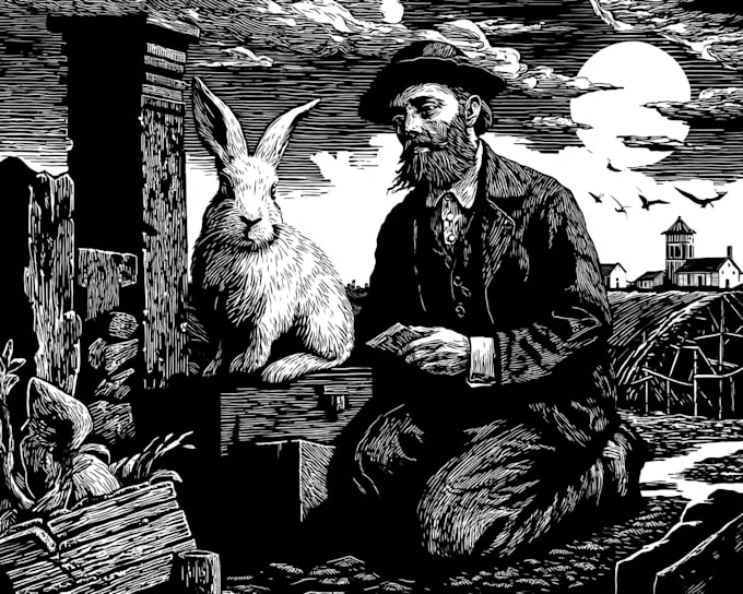 make custom linocut illustrations for branding