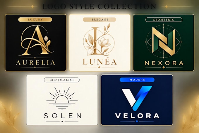 design a modern luxury minimalist logo