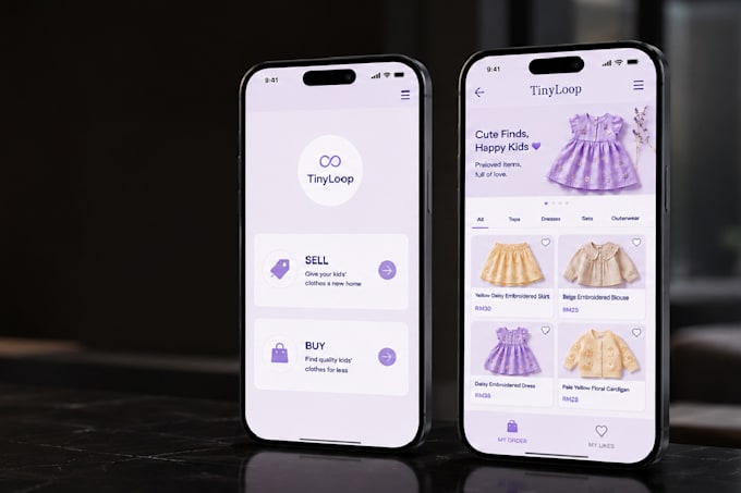 design modern UI UX mobile app prototypes in figma