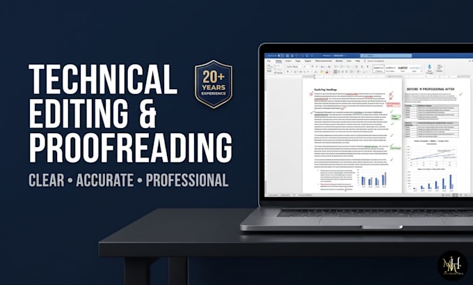 professionally edit and proofread your technical documents