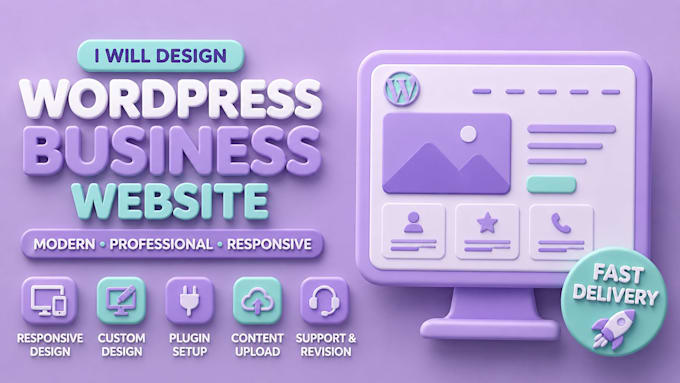 design a modern wordpress business website