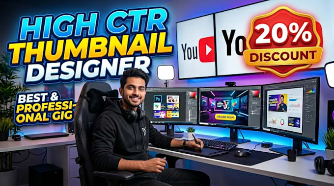 design eye caching youtube thumbnails that boost CTR
