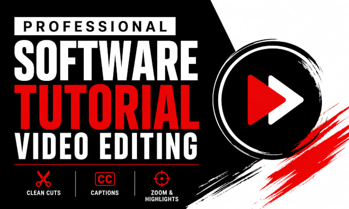 edit professional software tutorial and screencast videos