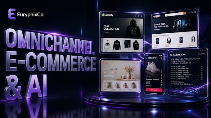 build automated shopify store or ecommerce website