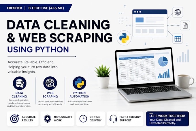 write custom python web scraper for data mining and scraping