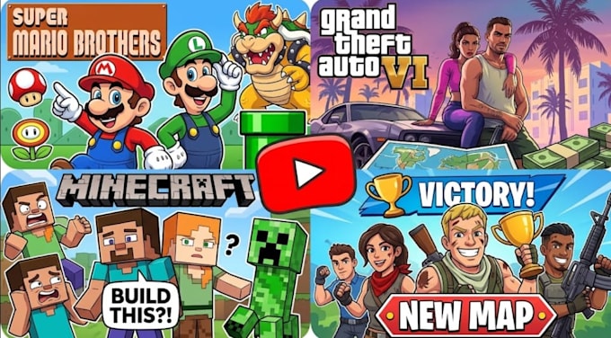 draw cool cartoon thumbnails
