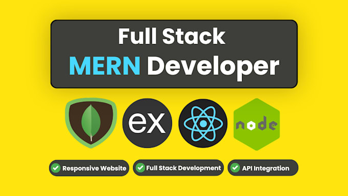 develop mern stack website as a mern stack developer