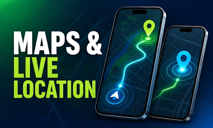 add google maps mapbox and live location to your mobile app