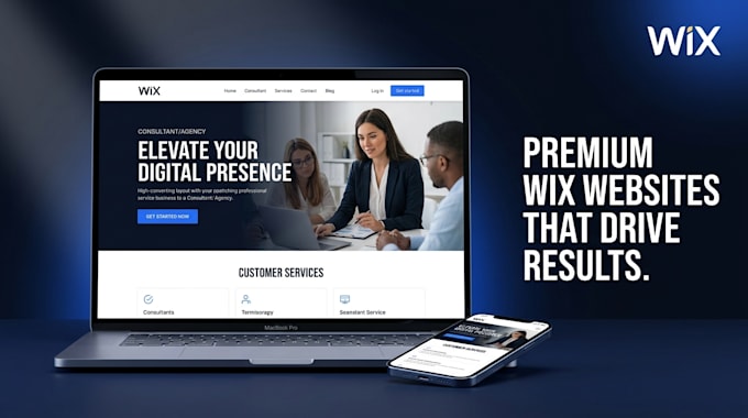 build or redesign your wix website into a client converting machine