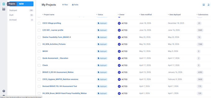 create a kobotoolbox or odk survey form with xlsform