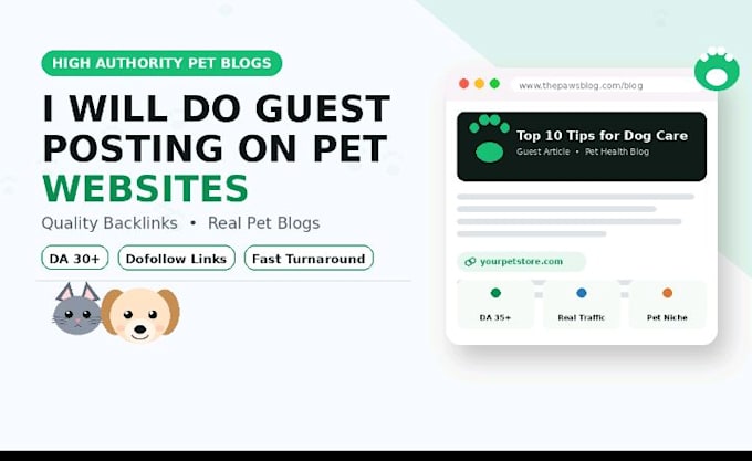 boost your SEO with powerful pet backlinks and pet link building