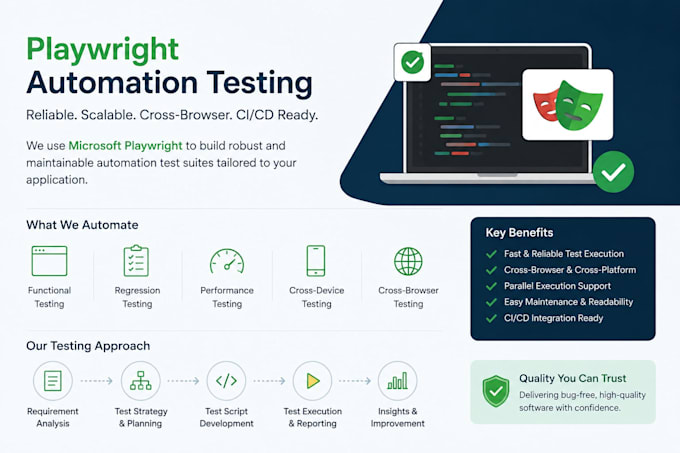 do manual and automation QA testing for your website