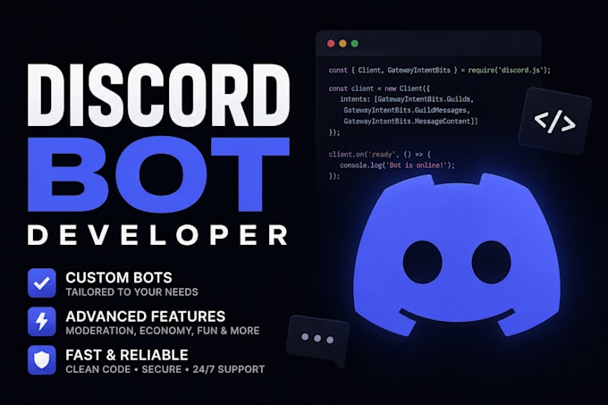 make a custom discord bot for you