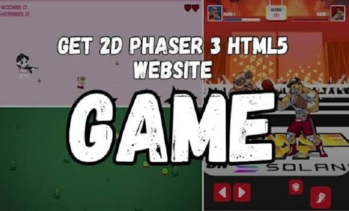 develop a custom javascript HTML5 browser game with phaser 3