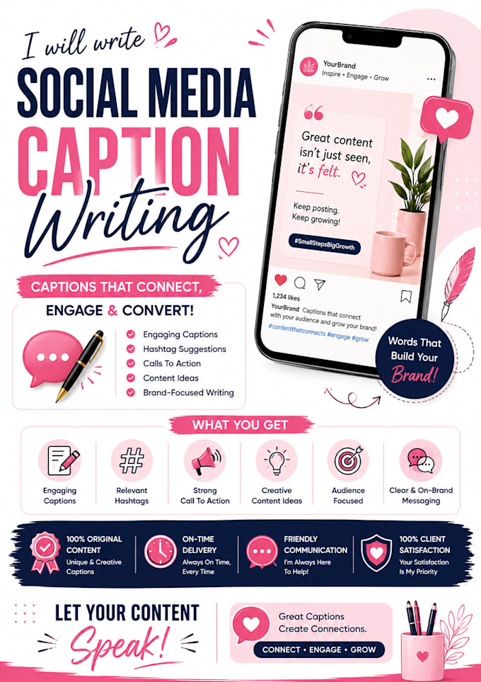 write engaging social media captions