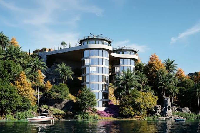 do 3d architectural rendering and 3d video animation