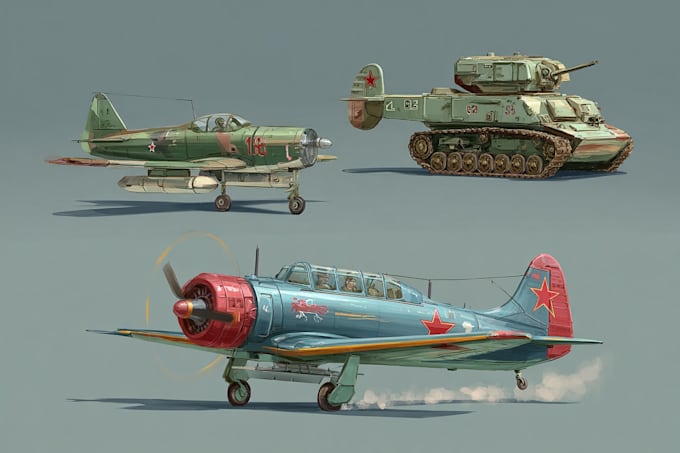 draw helicopter , airplane , aircraft , into a vector