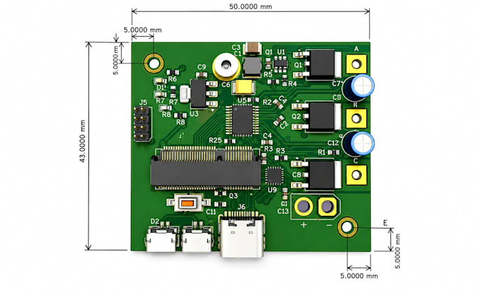 design inverter, motor driver, bldc and power electronics pcb