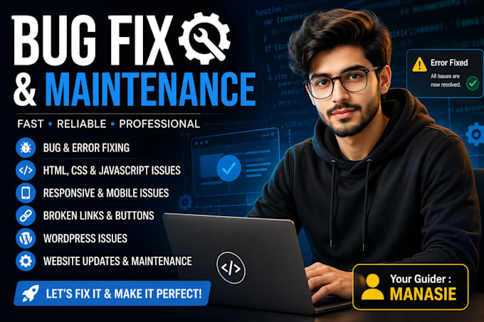 bug fix  and  web maintenance
