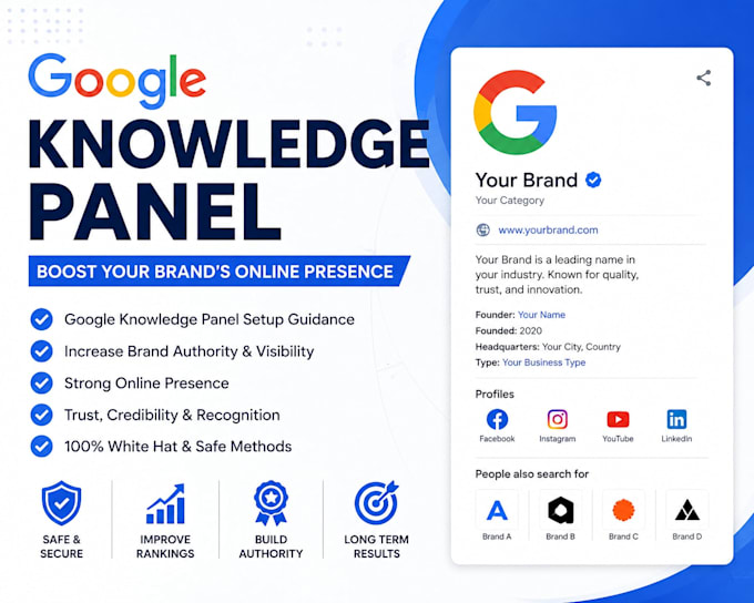 create verified google knowledgepanel for company
