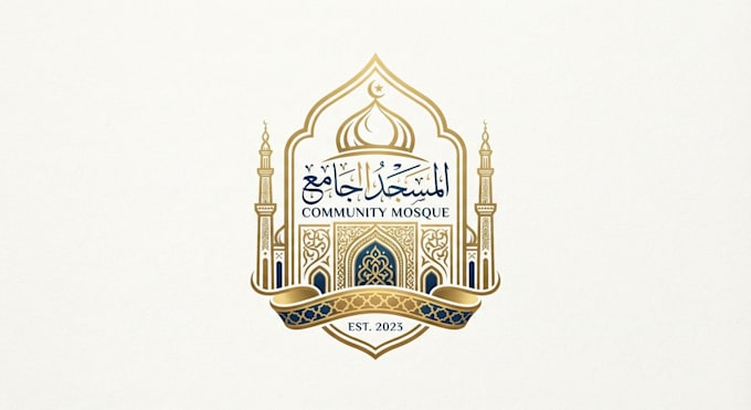 design a meaningful mosque logo for your community