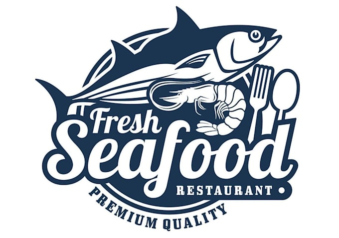 design wonderful sea food logo