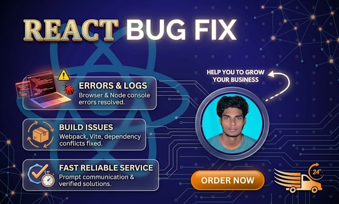 fix react white screen of death and build errors