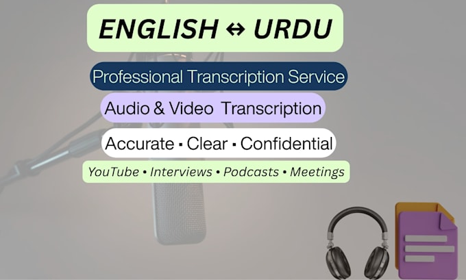 transcribe audio and video accurately