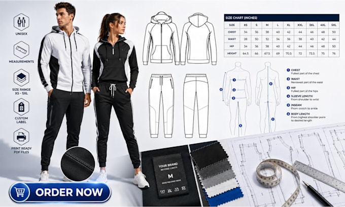 design custom sewing pattern, garment pattern, and pattern grading for fashion