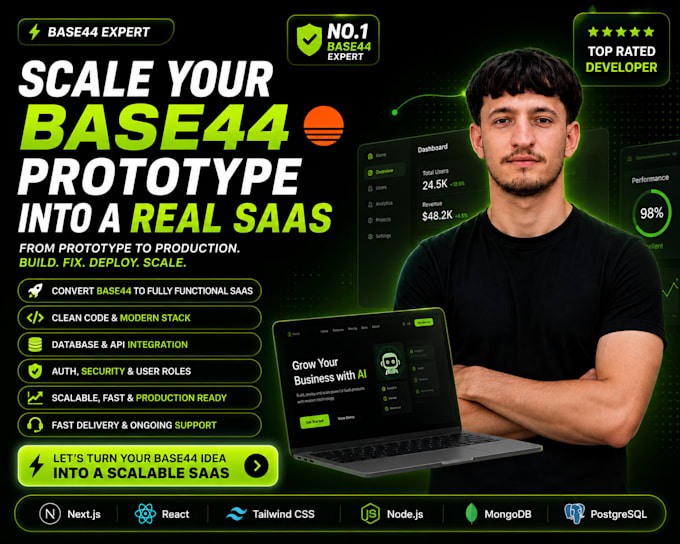 scale your base44 prototype into a real saas