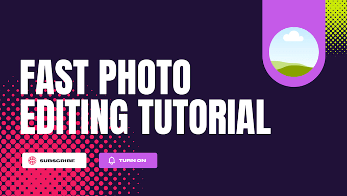 do photo editing background change