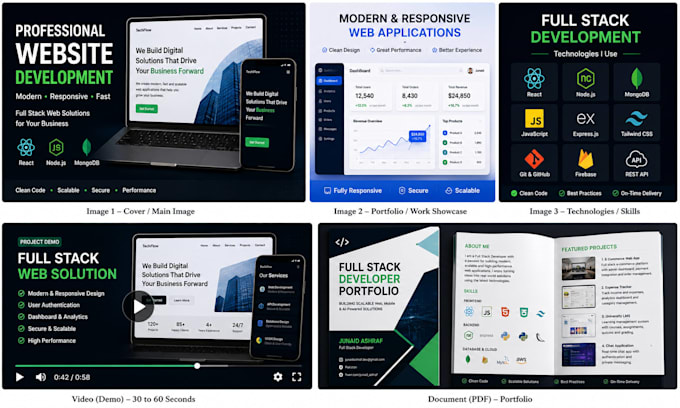 build a modern responsive website using react node js and mongodb
