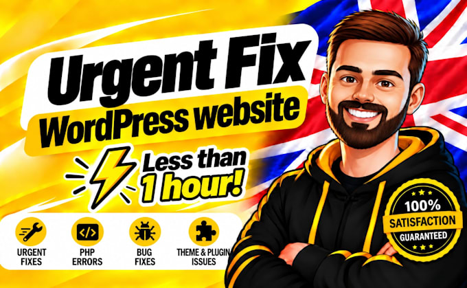 urgently fix wordpress errors, bugs, issues and critical errors