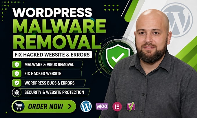 remove wordpress malware, fix hacked website, security, wordpress bug, and error