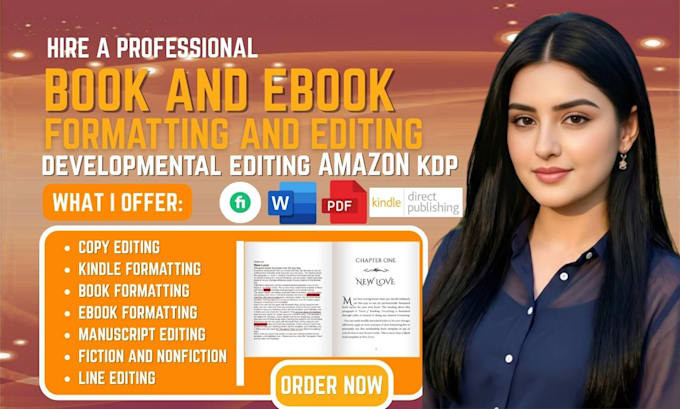 book formatting and manuscript editing, developmental editing