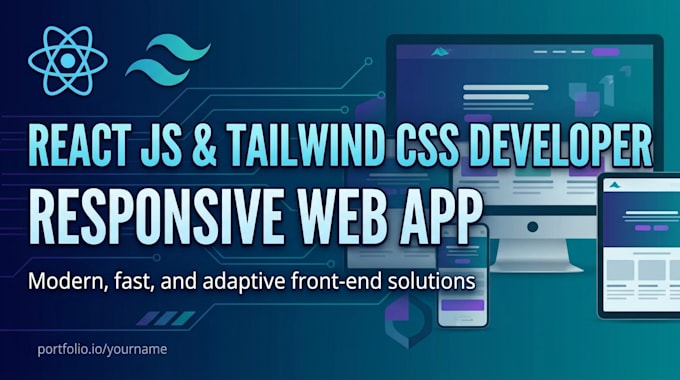 build a react web app with tailwind css