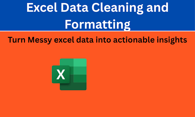 clean, format, merge, split excel data