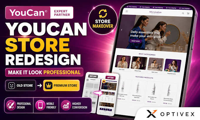 redesign your youcan store to convert better