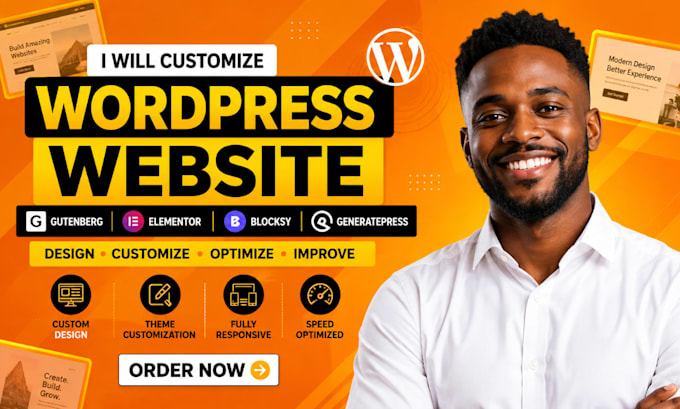 customise gutenberg elementor generatepress  blocksy on wordpress website