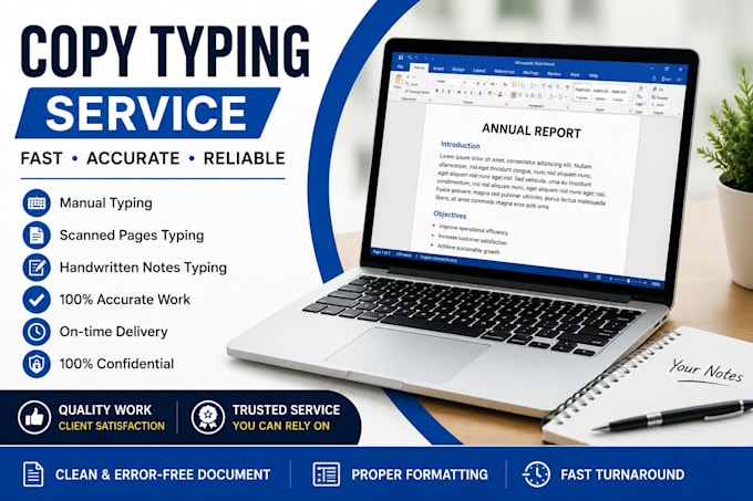 accurate copy typing and PDF to word conversion