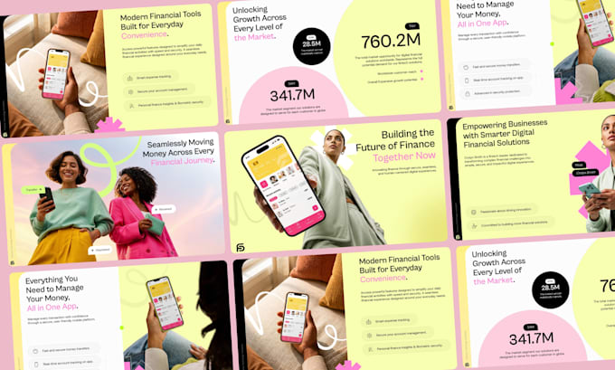 design a powerpoint template, pitch deck and google slides design