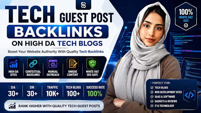 do premium tech guest post backlinks on technology and web development blogs