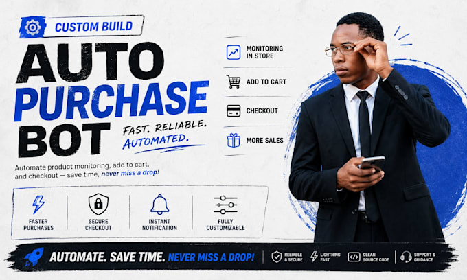 do auto purchase bot, auto checkout bot, auto buying bot, shopping bot