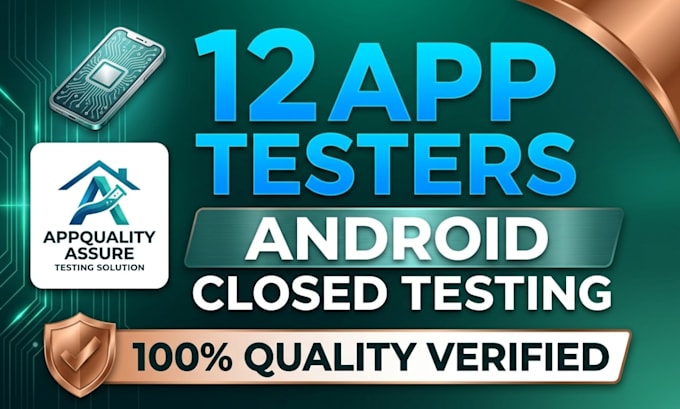 12 testers closed testing app testing google play console