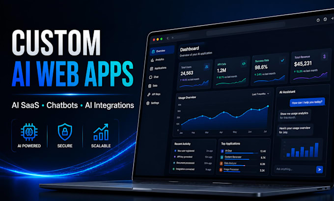 build your custom ai web app or saas