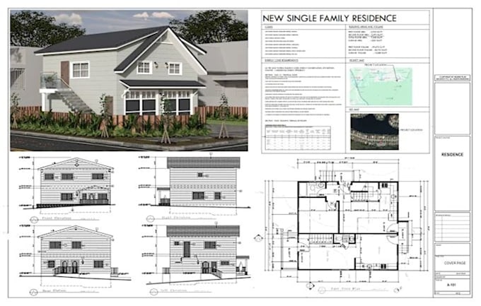 create 2d floor plans, architectural, structural and mep city permit drawings