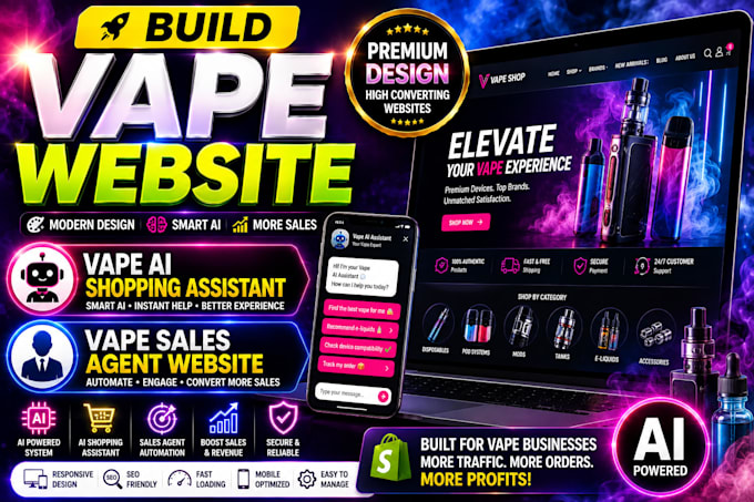 design vape website cbd shopify vape store cigarette vape marijuana website