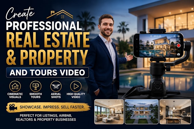 create professional real estate and property and tours video