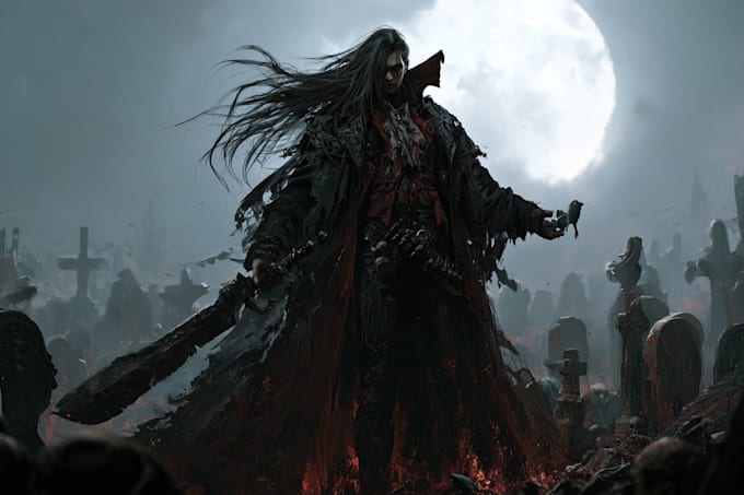 do horror character art and horror character
