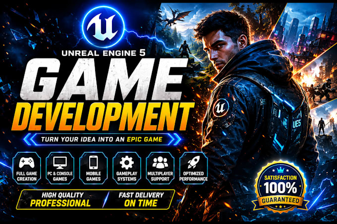 do unreal engine game development in unreal engine 5 with blueprints